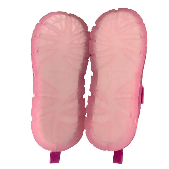 UGG Neumel Suede Chukka Boots Clear Soles Hot Pink Barbie Core Womens Size 11 - Picture 10 of 15